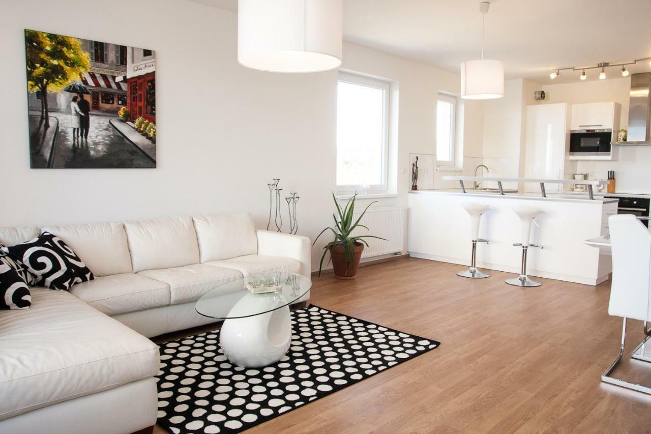 Prostorny 3 Pokojovy Apartman S Dvema Terasami Prága Kültér fotó