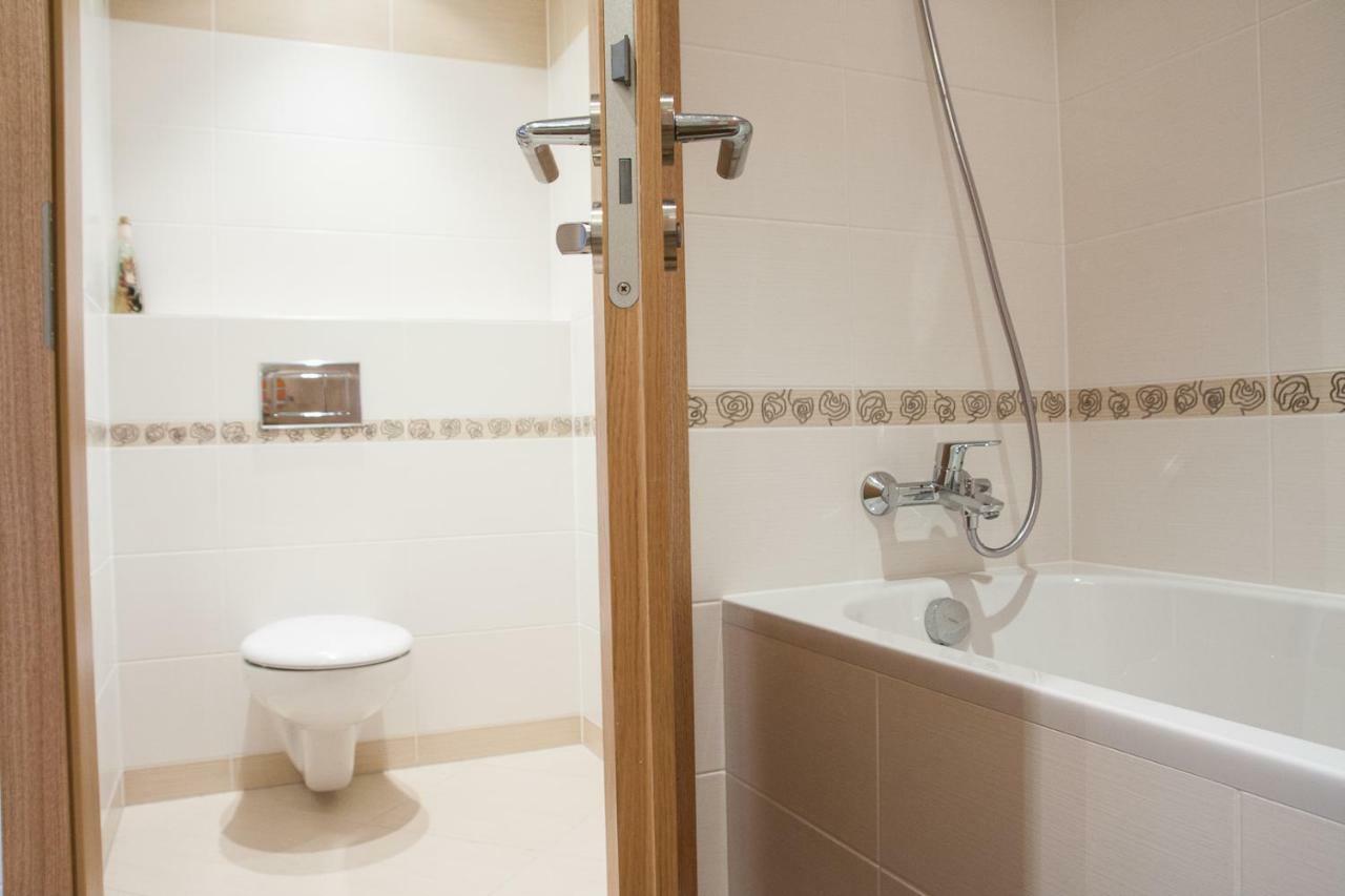 Prostorny 3 Pokojovy Apartman S Dvema Terasami Prága Kültér fotó